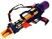 Pump action super shooter water gun with shoulder strap