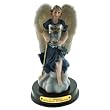 Luciana Collection - Statue - Saint Raphael - Poly Resin Statues on Dark Base - 3in.
