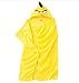 Angry Birds Yellow Hooded Fleece Wrap Blanket
