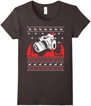 Women's Photographer Xmas Sweaters &amp; Hoodies Tshirt Medium Asphalt