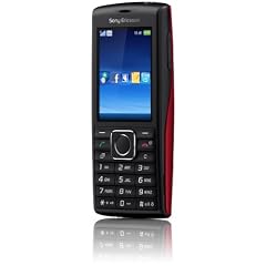 Sony Ericsson Cedar Handy (UMTS, HSDPA, 2MP, 3.5mm Klinkenstecker, Micro-USB Anschluss) schwarz/rot