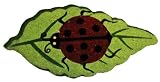 Geo Crafts IE 1280 18 - Inch - by - 30 - Inch PVC Backed Coir Doormat, Ladybug - B002GP7OGU