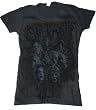Slipknot Logo Stitch Rock Black Junior Girl T-shirt