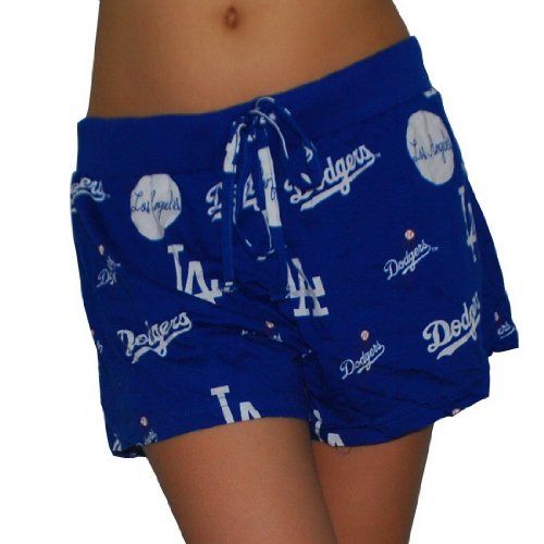 Womens Sideline MLB Los Angeles Dodgers Athletic Sleep Short Pajama Pant / Boxer Short (Size: M)