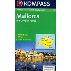 Kompass Karten, Mallorca: Wander-, Bike-, Freizeit- und Stra�enkarte. Mit Cityplan Palma de Mallorca