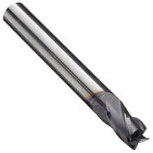 Niagara Cutter C430M Carbide End Mill, General Purpose, AlTiN Coated, 4 Flutes, Square End