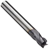 Niagara Cutter C430M Carbide End Mill, General Purpose, AlTiN Coated, 4 Flutes, Square End, 19mm Cutting Length, 20mm Cutting Diameter