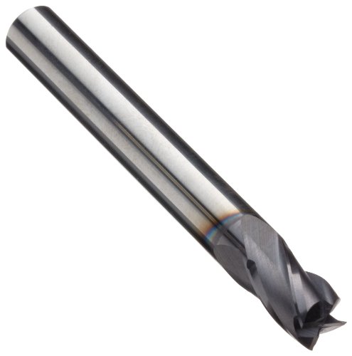 Niagara Cutter C430M Carbide End Mill, General Purpose, AlTiN Coated, 4 Flutes, Square End, 19mm Cutting Length, 20mm Cutting Diameter