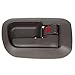 AUTEX Door Handles 2pcs Brown Interior Door Handle Front Left Right Driver Passenger Side Door Handles 80533 80504