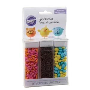 Wilton POPS Animal Sprinkle Set, 3-Count