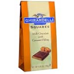 Ghirardelli Chocolate Squares Milk Chocolate with Caramel Filling, 5.32-Ounce Packages (Pack of 6)