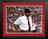 Replay Photos 021947-L 15 x 20 Ohio State Legend Woody Hayes Watches His Team