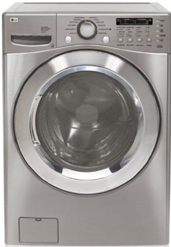 LG : WM2701HV 27 Front-Load Washer with 4.5 cu. ft. Capacity Graphite Steel