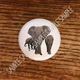 AFRICAN WILDLIFE SAFARI ELEPHANT #3 DRAWER PULLS KNOBS