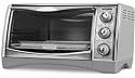 Black & Decker CTO4500S 6-Slice CounterTop Convection Oven with Pizza Bump, Stainless Steel