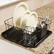Rubbermaid 6032-AR-BLA Large Dish Drainer