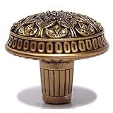 Edgar berebi overstock decorative 1 5/8" hampton knob topaz mix crysta