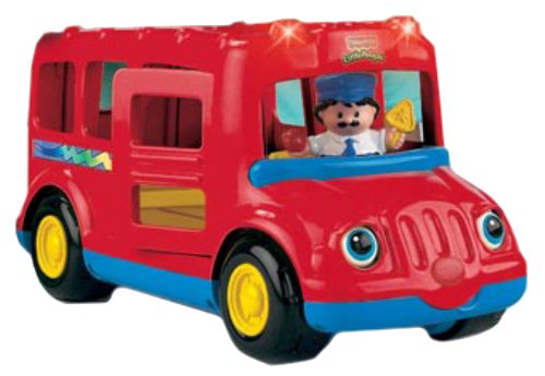 Childrens Toyshop  Third Party New : Fisher-Price Little People Beeps The School Bus