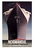 Normandie by A.M. Cassandre Art Print Poster 16 x 20