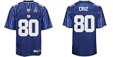 2012 Super Bowl Xlvi NEW York Giants #80 Victor Cruz Blue Jerseys Authentic Football Jersey Size 48-56 (Please Select the Size When You Order, Can Do Drop Shipping)