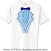 Tuxedo - Blue Ruffle - Tuxedos Baby Onesie