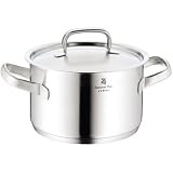 Review WMF UK LTD 724206030 / WMF Gourmet Plus 18/10 stainless steel high casserole with lid 20cm/3.7ltr