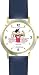 All of THE 7 HABITS #3 - White Youth (Spanish Text) - DELUXE TWO-TONE WATCH from THE 7 HABITS - WATCH COLLECTION BY WATCHBUDDY&reg; - Arabic Numbers - Blue Leather Strap-Size-Large ( Men's Size or Jumbo Women's Size )