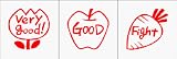 サンビー 学校用評価印 先生スタンプ浸透印 3本組 SS-103