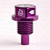 NRG M14 X 1.5 Purple Magnetic Oil Drain Plug Part # NOP-100PP