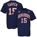adidas New Jersey Nets #15 Vince Carter Navy Blue Player T-shirt
