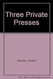 An exhibition of the work of Saint Dominic's Press, Ditchling, 1916-1936, the Press of Edward Walters, Primrose Hill, 1920-1939, Saint Albert's Press, Aylesford and Llandeilo, 1955-1960 : [held at] th