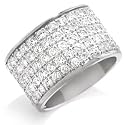 Beckham Sterling Silver CZ Championship Ring
