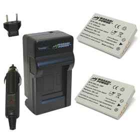 Wasabi Power Battery and Charger Kit for Sanyo DB-L40, DB-L40AU and Sanyo Xacti DMX-HD1, DMX-HD1A, DMW-HD2, DMX-HD15, DMX-HD700, DMX-HD800, VPC-HD1, VPC-HD1A, VPC-HD1E, VPC-HD2, VPC-HD700, VPC-HD800