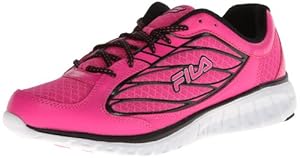 Fila Women's Hyper Split 3 Running Shoe,Pink Glo/Black/White,7.5 M US