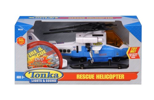 Childrens Toyshop  Toys : Tonka Light & Sound Rescue Helicopter (colour may vary)