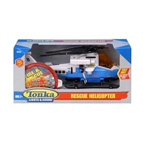 Tonka Light & Sound Rescue Helicopter (colour may vary)