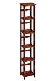 Mission - style 14w 5 - shelf Bookshelf