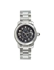 Victorinox Swiss Army Womens 241260 Vivante Black Guilloche Dial Watch