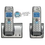 GE DECT 6.0 Cordless Phone with 2 Handsets and GOOG-411 - Silver (28213EE2)