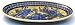 Kitchen & Housewares : Bunzlauer Polish Pottery 1104-DU8 Deep Oval Platter, Blue with Yellow, White and Green