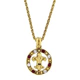 Blessed Flower of the Lily Pendant Necklace