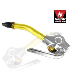 Neiko Tools USA Metal Air Blow Gun with Rubber Tip by 