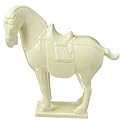 Ceramic Horse Statuette - Yellow