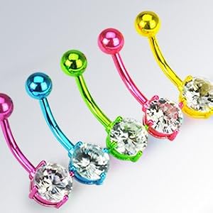 Titanium Anodized Over 316l Surgical Steel