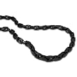 Black Stainless Steel Men's Link Necklace 24 Inches Black Stainless Steel Men's Link Necklace 24 Inches