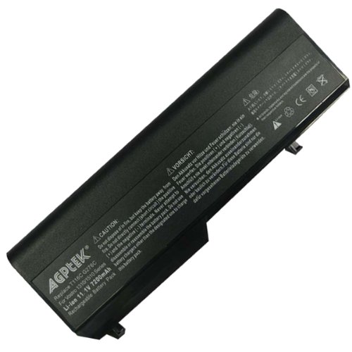 AGPtek Super-Capacity Li-ion Battery For Dell Vostro 1310 1510 series replace T116C G276C Y022C T112C series Laptop Notebook [ 7200mAh 9 Cells]
