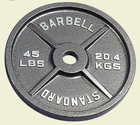 45 Pound Olympic Weight Plates - 1 Pair