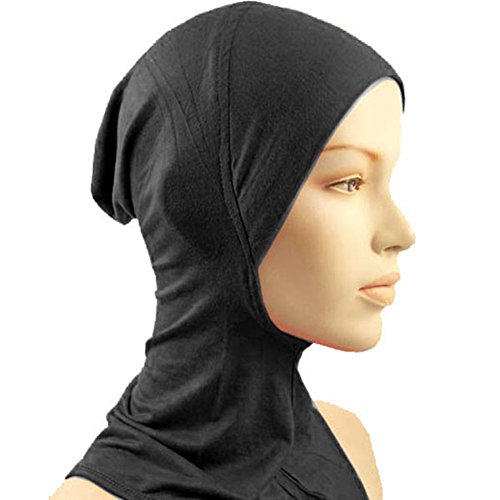 Etosell Women Neck Cover Head Under Scarf Hijab Cap Black