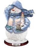 Thomas Kinkade Beacon Of Hope Collectible Snowman Figurine by The Bradford Exchange