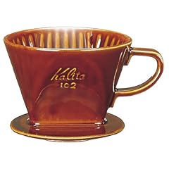 Kalita 陶器製コーヒードリッパー 102-ロト ブラウン #02003